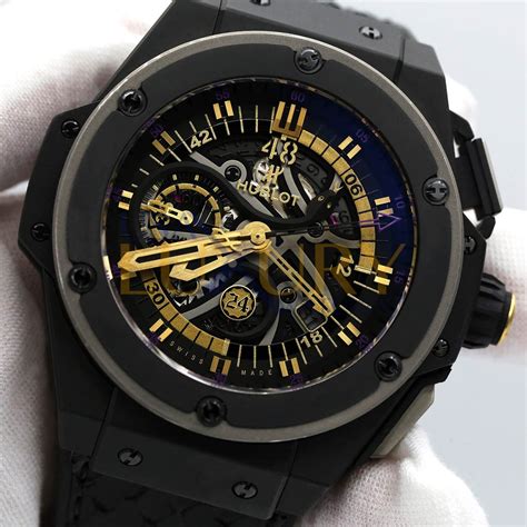 hublot king power big bang kobe bryant black mamba watch|Kobe Bryant Hublot.